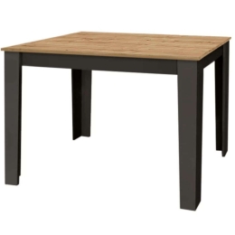 Τραπέζι Darlen 0249133 110x72x74cm Anthracite-Oak Μοριοσανίδα, Μελαμίνη