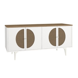 Μπουφές Aureta 0241023 180x45x75cm White - Sapphire Oak