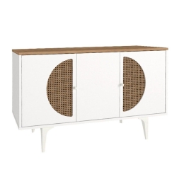 Μπουφές Aureta 0241024 130x45x75cm White - Sapphire Oak