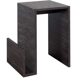 Βοηθητικό Τραπεζάκι Regnar 0249138 43,1x33,5x52cm Black Rebab