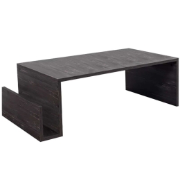 Τραπεζάκι Σαλονιού Regnar 0249139 100,6x55x31,8cm Black Rebab