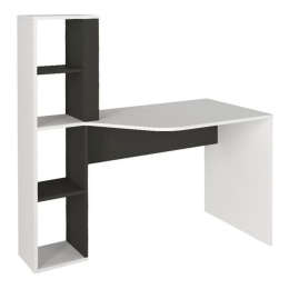 Γραφείο Εργασίας Gemini 0265928 121,8x59,6x131,8cm Anthracite-White