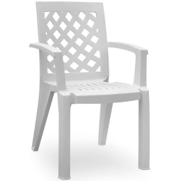 Πολυθρόνα Κήπου Kira 0226273 58x52x87cm White