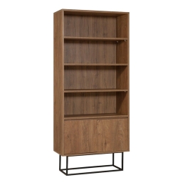 Βιβλιοθήκη Amedeo 0234402 80x36x182cm Walnut