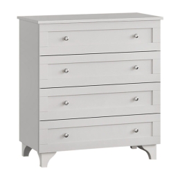 Συρταριέρα Emily 0235952 80x42x85cm White