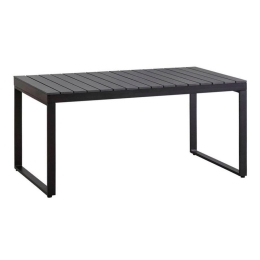 Τραπέζι Κήπου Poseidon 0235976 180x92x75cm Black