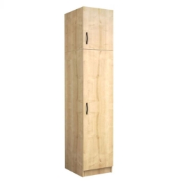 Ντουλάπα Μονόφυλλη Με Πατάρι Victoria 0260752 50x60x240cm Sonoma Μονόφυλλη