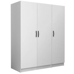 Ντουλάπα Τρίφυλλη Victoria 0260760 150x60x181cm White Three Door