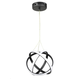 Φωτιστικό Οροφής Atomic-25 01-0404 LED 42W 3000K/4000K/6000K 4300Lm 25x60cm Black Heronia