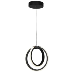 Φωτιστικό Οροφής Venus-20 01-0409 LED 24W 3000/4000/6500K 2190Lm 20x60cm Black Heronia