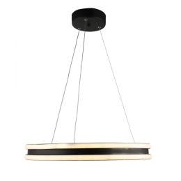 Φωτιστικό Οροφής Helios-50 01-0416 LED 60W 3000K/4000K/6000K 6000Lm 50x65cm Black Heronia
