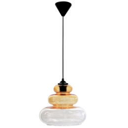 Φωτιστικό Οροφής GL-6030/25 -A- 1/L 02-0439 1xE27 25x100cm Honey Heronia