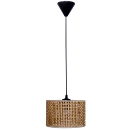 Φωτιστικό Οροφής ΗΚ-50 1/L 14-0327 1xE27 20x95cm Brown Heronia