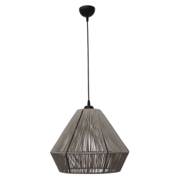 Φωτιστικό Οροφής 31-1368 Tx-01/40 1/E27 Νήμα Φ40 Φ40x93cm Somon Heronia Σχοινί,Μέταλλο
