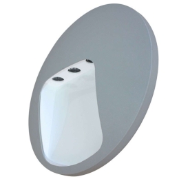 Φωτιστικό Τοίχου - Απλίκα Ovy HA2085 Φ23,5x5cm Led 125lm 3000K Grey Aca