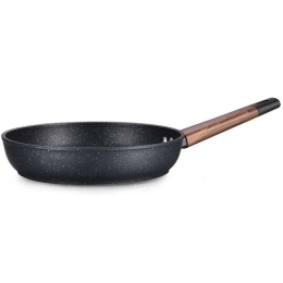 Τηγάνι Αντικολλητικό Indigo HS00160524 Φ24x5cm Brown-Black Max Home 24cm Αλουμίνιο