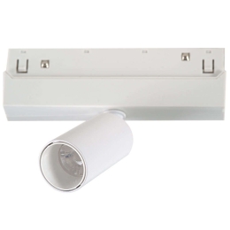 Σποτ Μαγνητικής Ράγας Μini HUBEM630W Φ3x6cm Led 600lm 6W 3000K White Aca