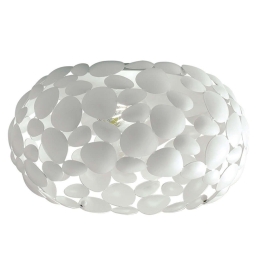 Φωτιστικό Οροφής - Πλαφονιέρα Dioniso I-DIONISO-PL48-BCO 3xE27 Φ48cm 21cm White Luce Ambiente Design Μέταλλο