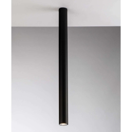 Φωτιστικό Οροφής - Πλαφονιέρα Fluke I-FLUKE-PL75 NERO 1xGU10 Φ5,5cm 75cm Black Luce Ambiente Design Μέταλλο
