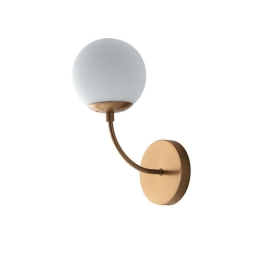 Φωτιστικό Τοίχου - Απλίκα I-Themys-AP1 Brass Luce Ambiente Design Μέταλλο,Γυαλί