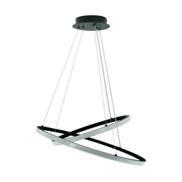 Φωτιστικό Οροφής Κρεμαστό Center ID-4722 LED 60W 4000K 5100lm IP20 110x60cm Black Metanor