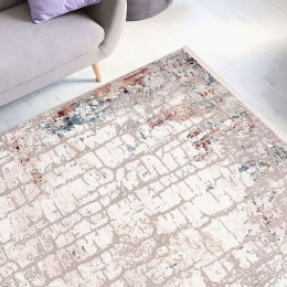 Χαλί Akropolis 125 Grey-Salmon Kayoom 160X230cm