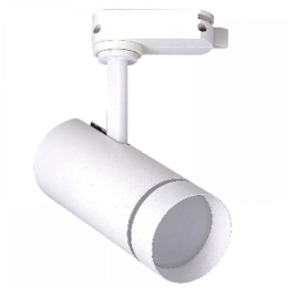 Σποτ Μονοφασικής Ράγας T00402 7x16,5x17cm Led 1600Lm 20W 4000K White Inlight
