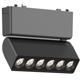 Σποτ Μαγνητικής Ράγας Ultra-Thin T03301-BL 12,2x2,6x8cm Led 480lm 6W 3000K Black Inlight