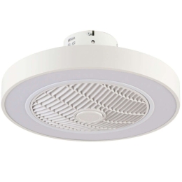 Ανεμιστήρας Οροφής Chilko 101000310 Με Φως Led Και Τηλεχειριστήριο Φ50x19cm 36W White Inlight Διάμετρος 50cm