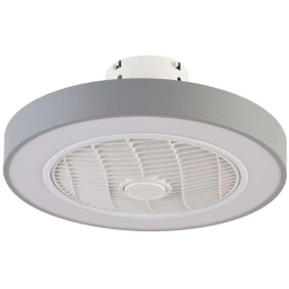 Ανεμιστήρας Οροφής Chilko 101000330 Με Φως Led Και Τηλεχειριστήριο Φ50x19cm 36W Grey Inlight Διάμετρος 50cm