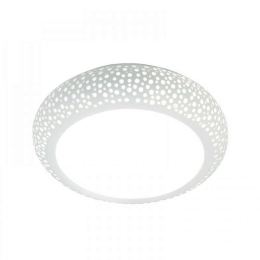 Φωτιστικό Οροφής-Πλαφονιέρα 42155-Β 10x40 3xΕ27 White Inlight Γύψος