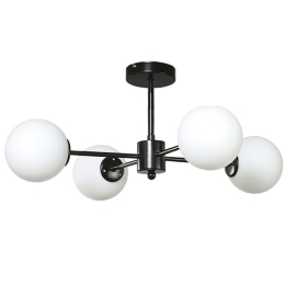 Φωτιστικό Οροφής 5016-4 50x25cm 4xG9 Black-White Inlight