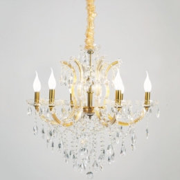 Φωτιστικό Οροφής 5244-6/Φ 70x45cm 6xΕ14 Gold Inlight