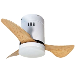 Ανεμιστήρας Οροφής Smart Elsinore 102000410 Με Φως Dim Led 15W Και Τηλεχειριστήριο Φ56x30cm Natural-White itLighting Διάμετρος 56cm