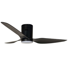 Ανεμιστήρας Οροφής Smart Alamo 102000520 Με Φως Dim Led 15W Και Τηλεχειριστήριο Φ137x45cm Black itLighting Διάμετρος 137cm