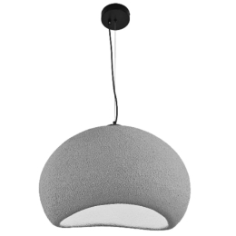Φωτιστικό Οροφής 4053-B Φ50cm 1xE27 Grey Inlight