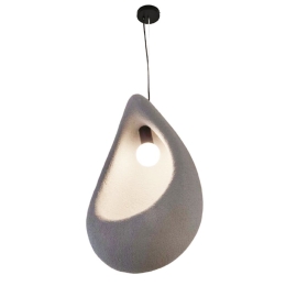 Φωτιστικό Οροφής 4054 38x55cm 1XE27 Grey Inlight