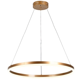 Φωτιστικό Οροφής 6095-C Led Dimmable Φ60cm 4500Lm 45W 3CCT Gold Inlight