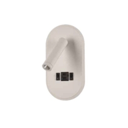 Φωτιστικό Τοίχου - Απλίκα 43041-White 15x8cm 2xLed 3/9W 3000K White Inlight
