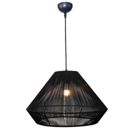 Φωτιστικό Οροφής 4057-B 45x30cm 1xΕ27 Black Inlight