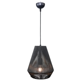 Φωτιστικό Οροφής 4057-C 25x30cm 1xΕ27 Black Inlight