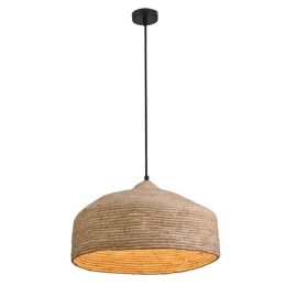 Φωτιστικό Οροφής 4058 40x25cm 1xΕ27 Natural Inlight