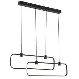 Φωτιστικό Οροφής 6103 Led Dimmable 80x200cm 6000Lm 60W 3CCT Black Inlight