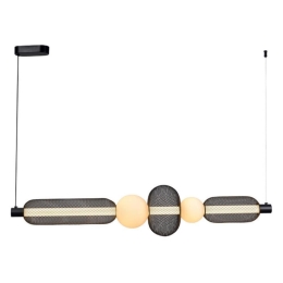 Φωτιστικό Οροφής 4073 Led 100x200cm 4408Lm 3000K 28W Black Inlight