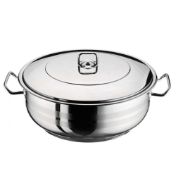 Κατσαρόλα Πλασωτέ Arian 430 ISF00100334 34x13cm 12Lt Inox Isfa Metal 34cm Ανοξείδωτο Ατσάλι
