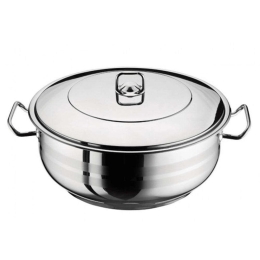 Κατσαρόλα Πλασωτέ Arian 430 ISF00100340 40x16cm 17,5Lt Inox Isfa Metal 40cm Ανοξείδωτο Ατσάλι