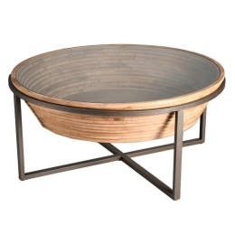 Τραπεζάκι Σαλονιού JAM107 102x46cm Clear-Brown Espiel