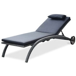 Ξαπλώστρα 176211 Anthracite 210X70X40/98 cm