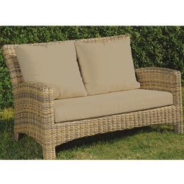 Καναπές 2 Θέσεων 176291 Beige 127X84X84 cm Διθέσιος