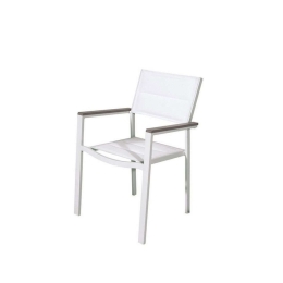 Πολυθρόνα Κήπου Αλουμινίου 55,5x53x85 186487 White